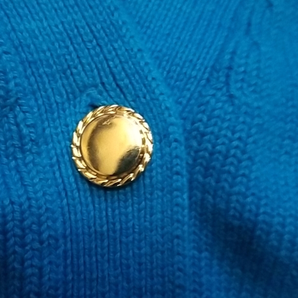 Braemar by Jeremy Scott Vintage Blue Cardigan - Picture 5 of 6